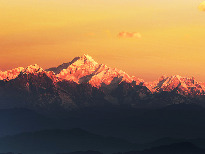 Mt. Kanchenjunga form Tiger Hill