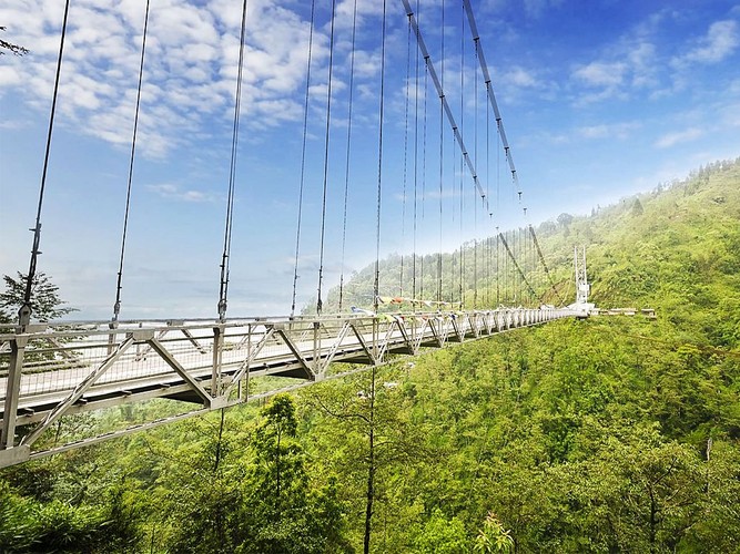 Asia's 2nd highest suspension bridge!