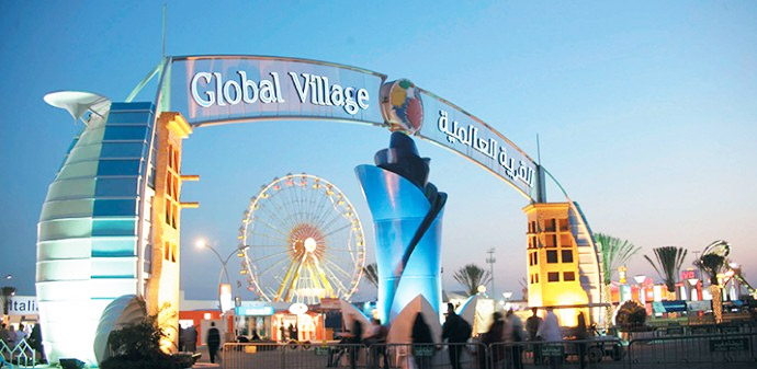 Dubai-Butterfly Garden, Miracle Garden and Global Village